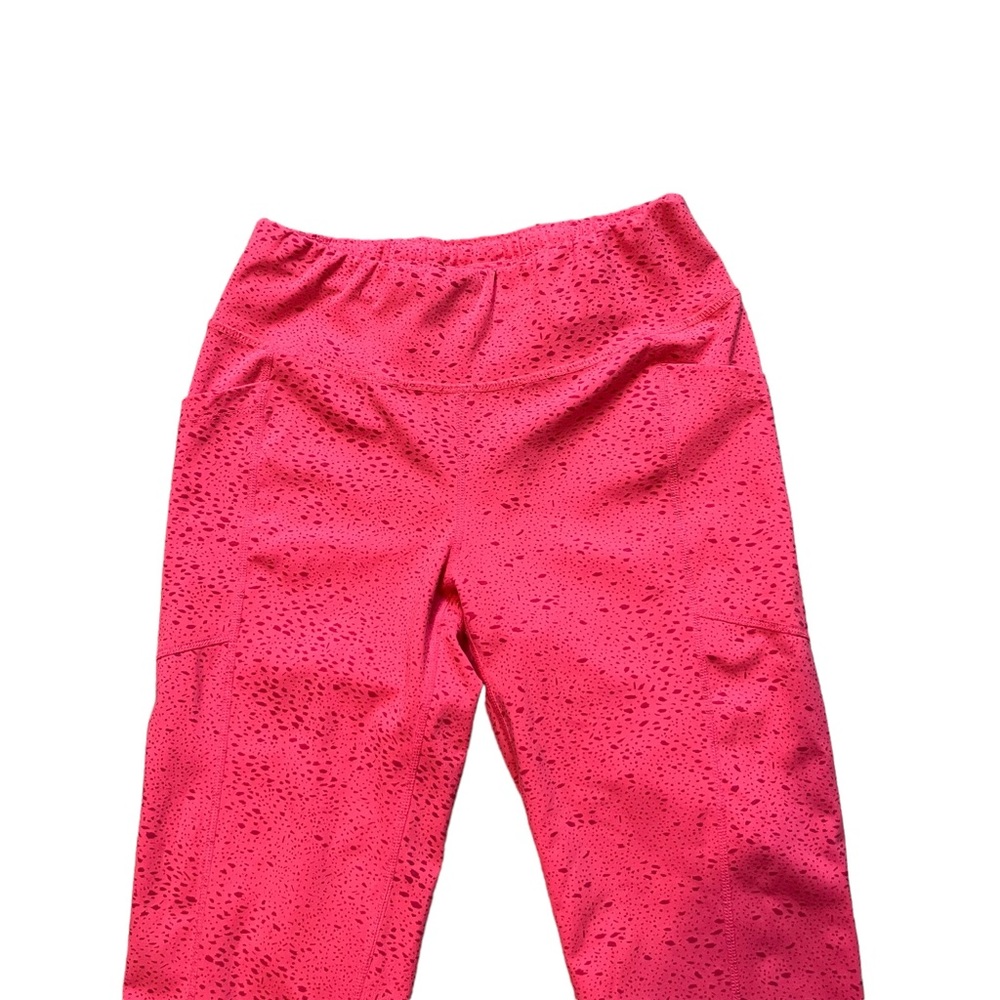 Oiselle Bright Pink Pocket Jogger Tights, Sz 6 - Picture 7 of 11
